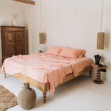 "Peach sheet set - True Things"