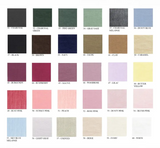 Waffle linen coverlet