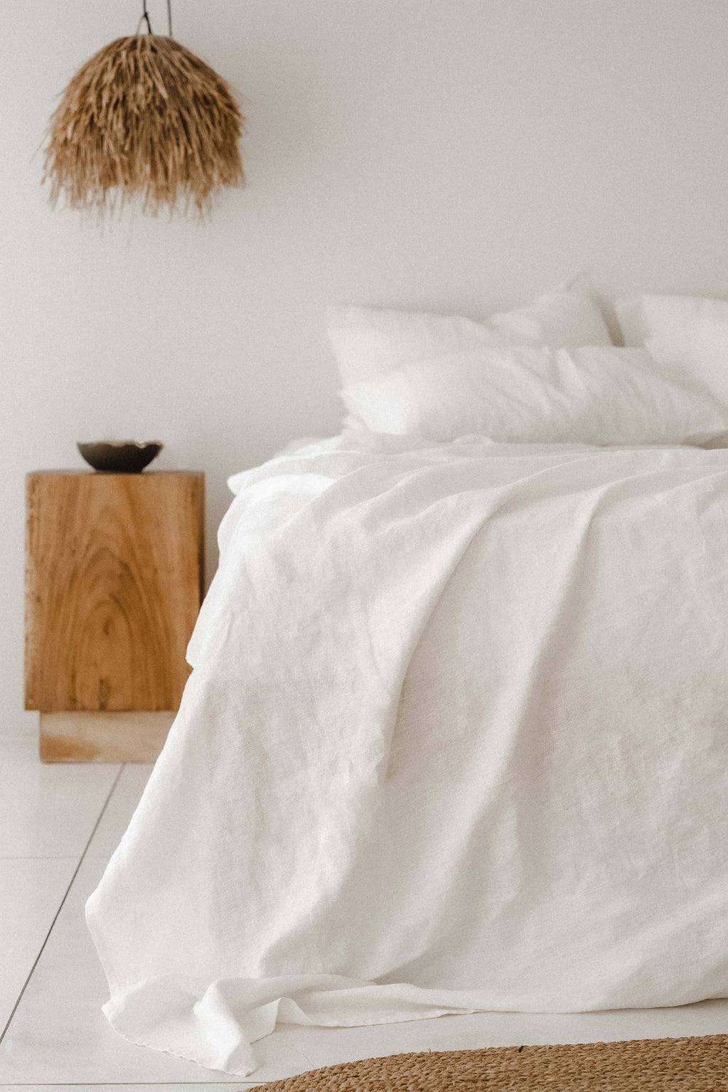 Ensemble de draps blancs