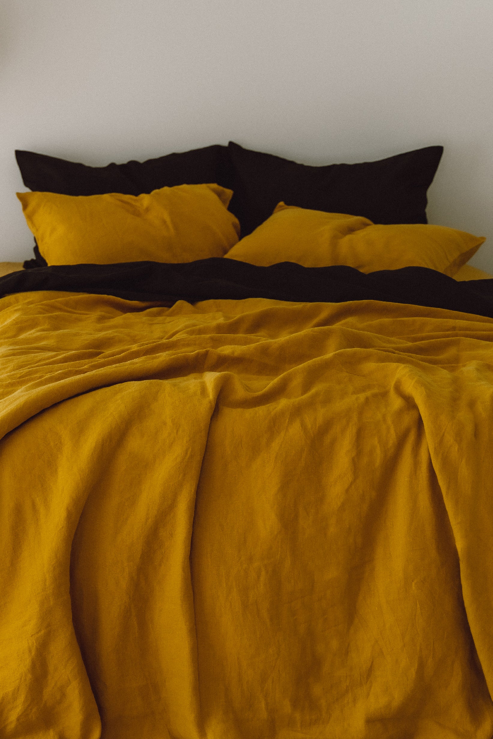 Ochre duvet cover
