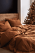 Housse de couette cannelle
