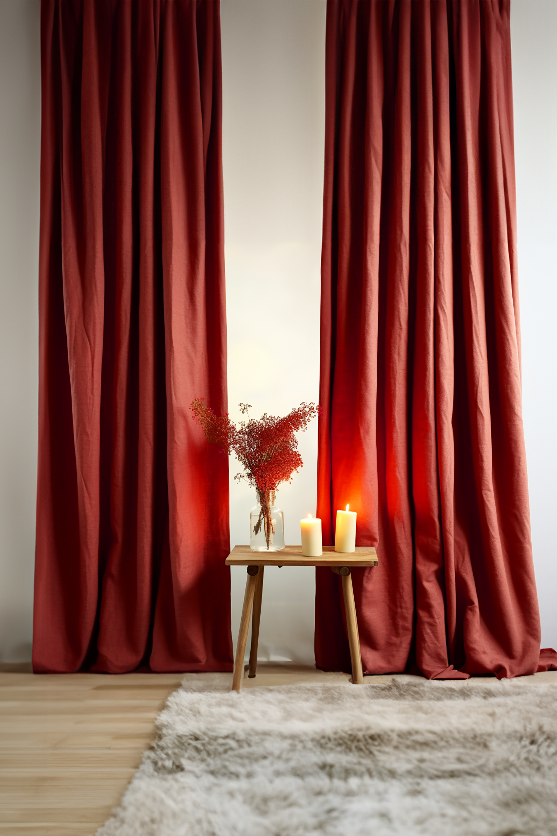 Redwood linen curtains