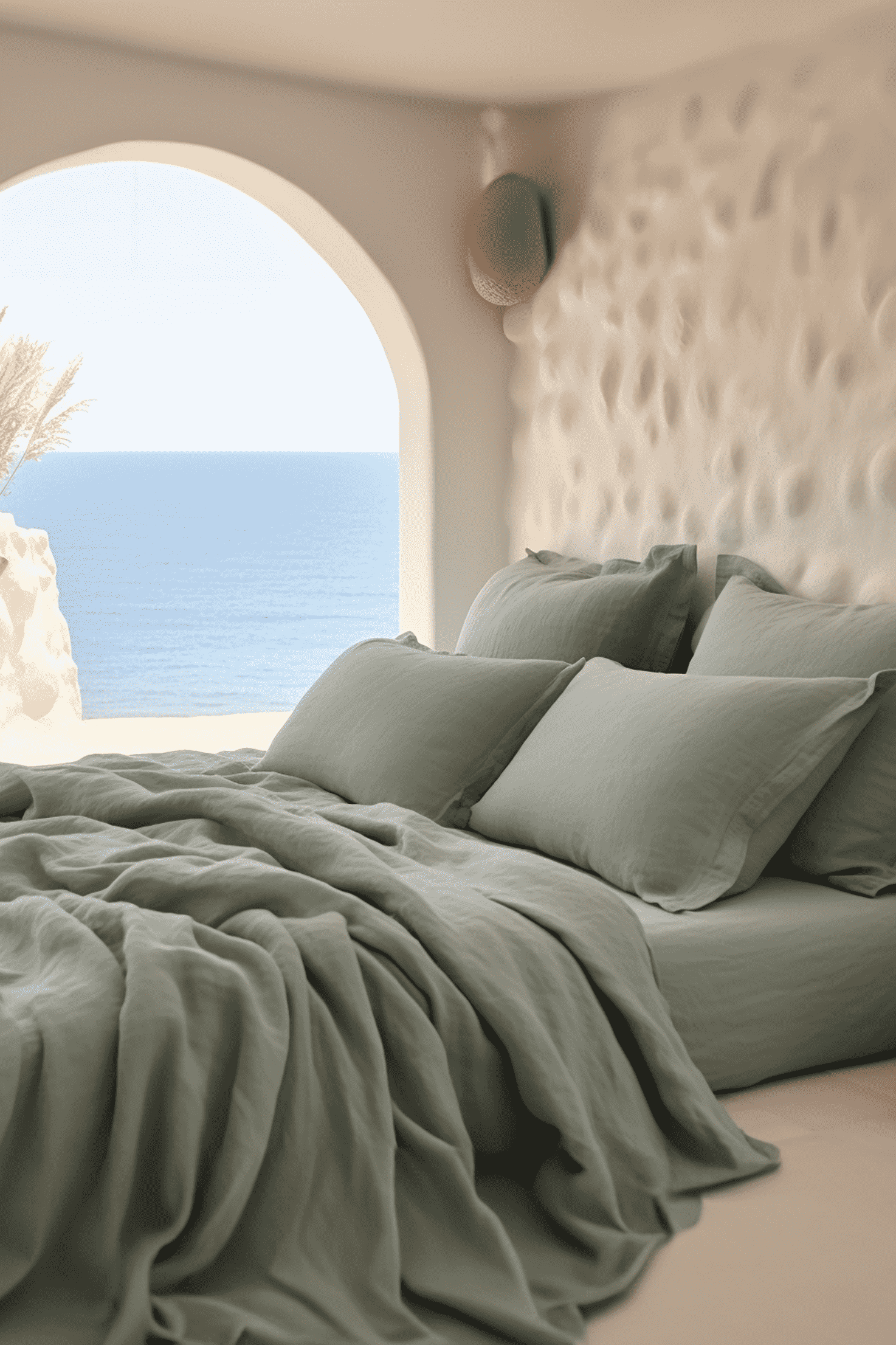 Gray sage flat sheet