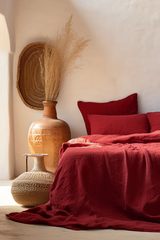 Ensemble de draps marron