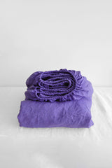 Violet fitted sheet
