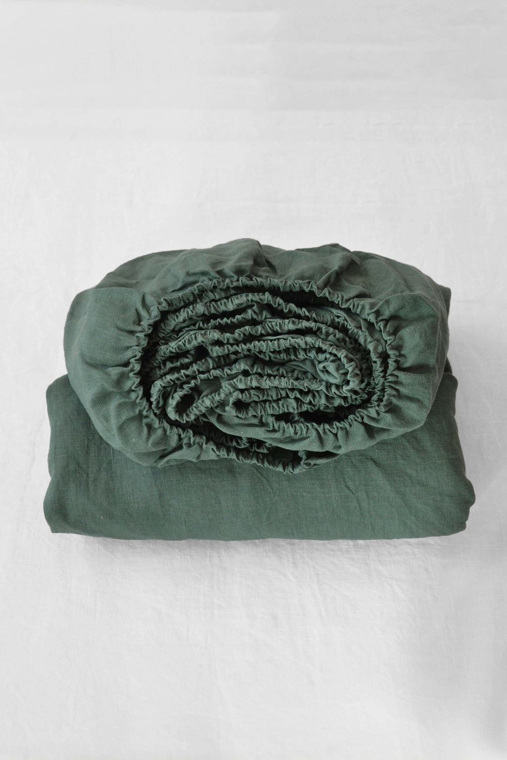 Drap-housse vert pin