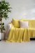 Couvre-lit épais jaune citron