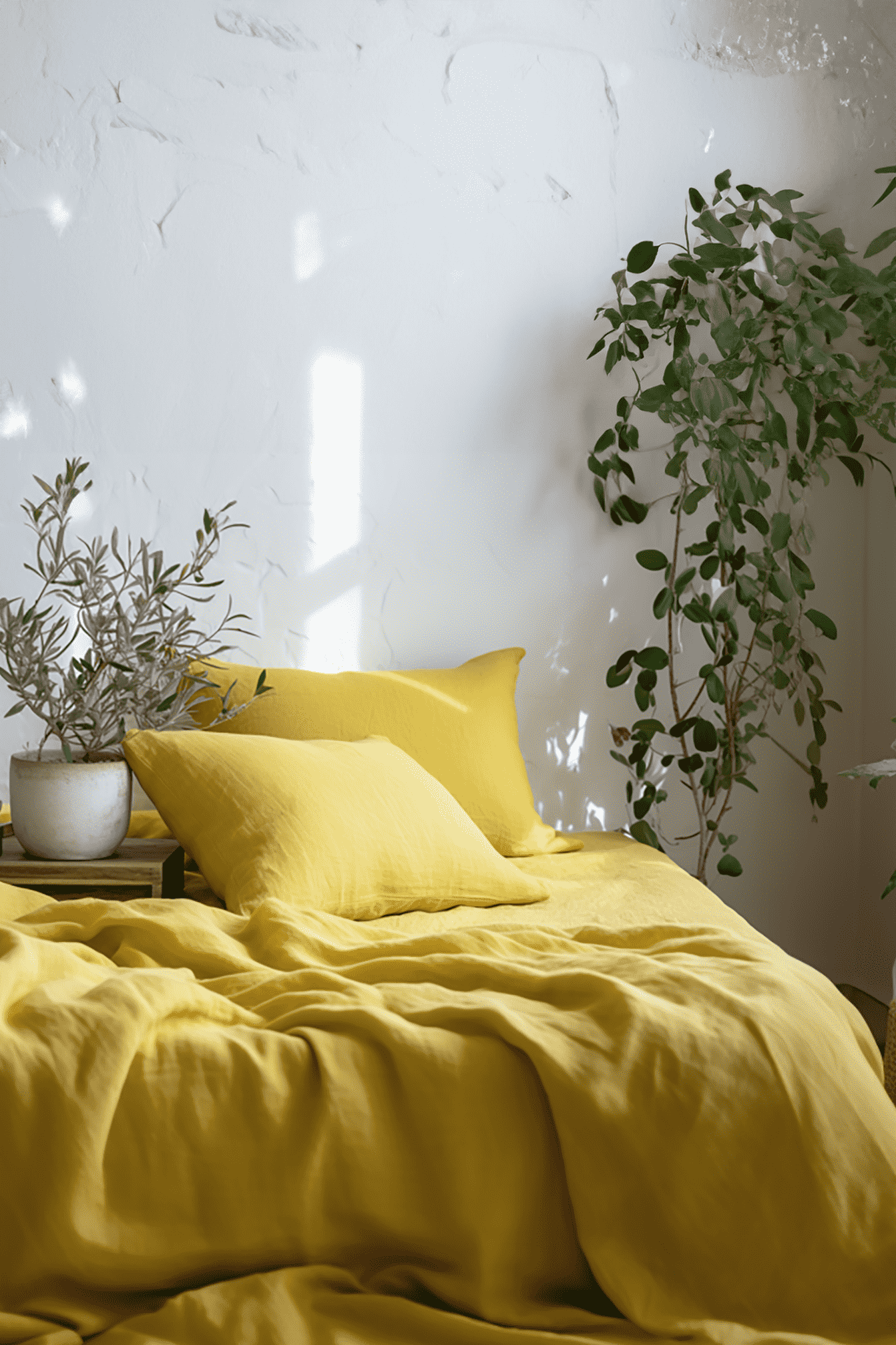 Lemon yellow heavy weight flat sheet