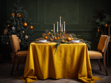Turmeric tablecloth