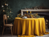 Turmeric tablecloth