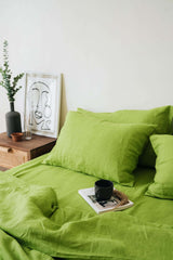 Chartreuse green duvet cover Duvet covers True Things 