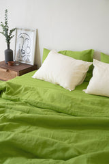 Chartreuse green duvet cover Duvet covers True Things 