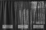 Charcoal linen curtains