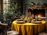 Turmeric tablecloth