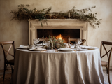 Undyed tablecloth