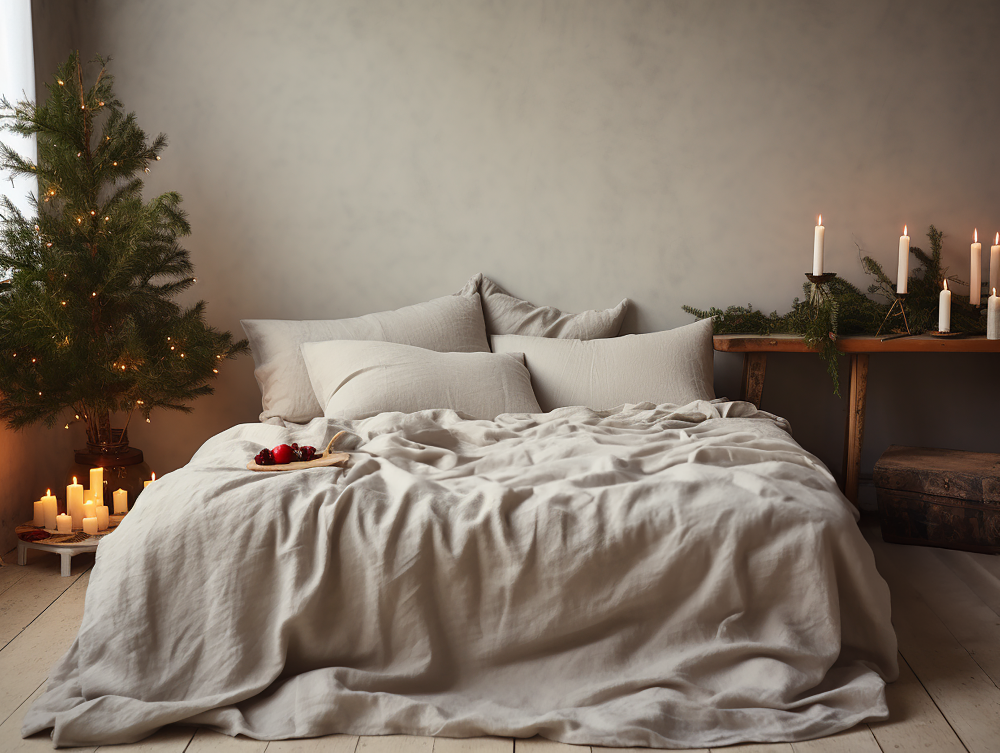 Christmas Undyed duvet cover