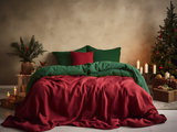 couvre-lit marron