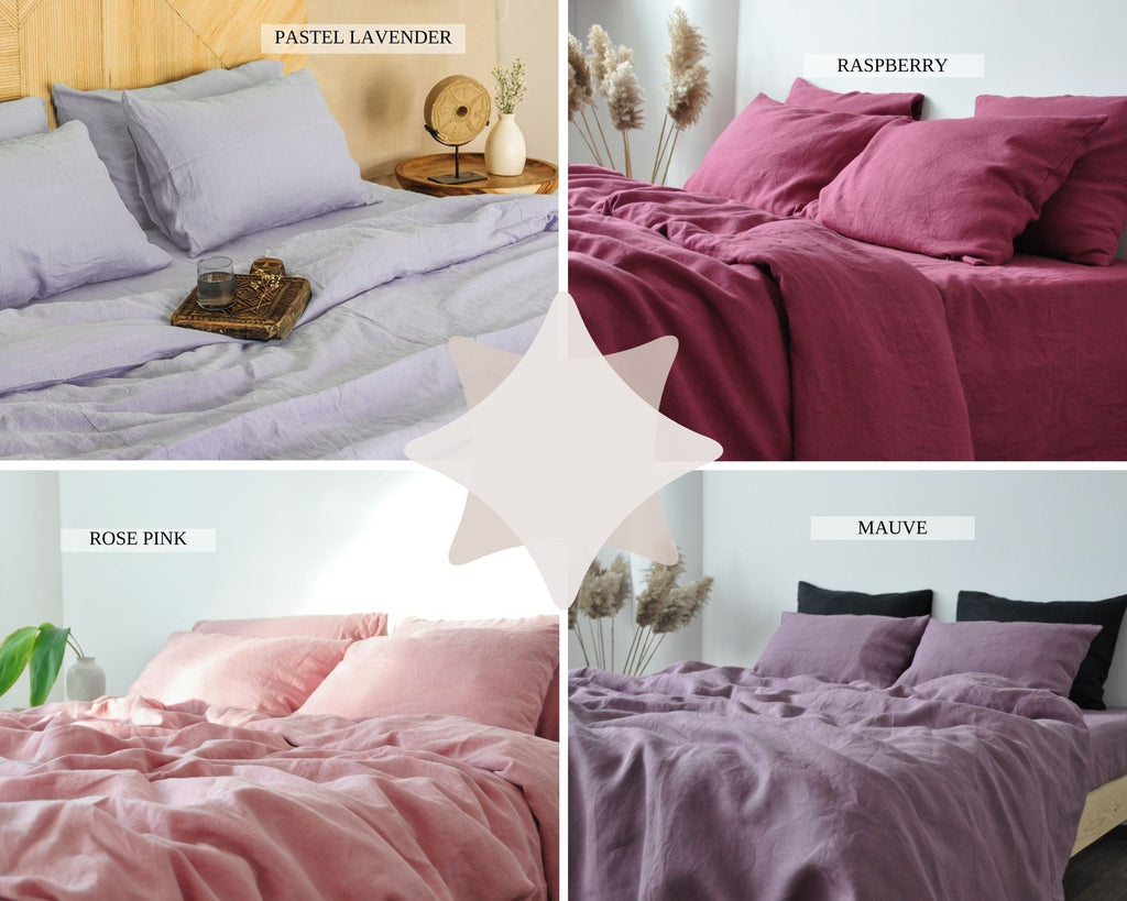 Linen bedding set