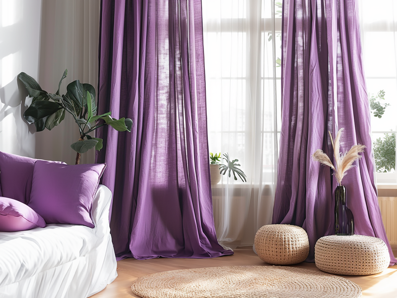 Orchid curtains