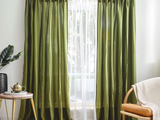 Olive curtains