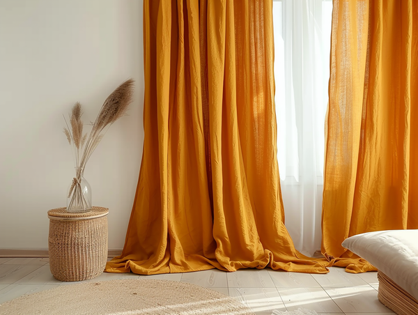Turmeric curtains