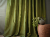 Olive curtains