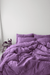 Orchid linen duvet cover
