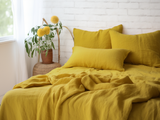 Mustard pillowcase