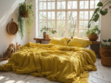 Mustard duvet cover