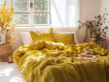 Mustard duvet cover
