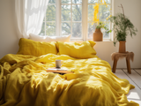 Mustard pillowcase