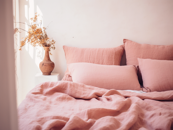 Sunset pink pillowcase