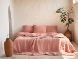 Sunset pink sheet set