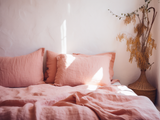 Sunset pink pillowcase