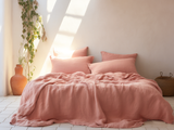 Sunset pink pillowcase
