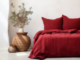 Ensemble de draps marron
