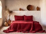 Ensemble de draps marron