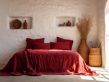 Ensemble de draps marron