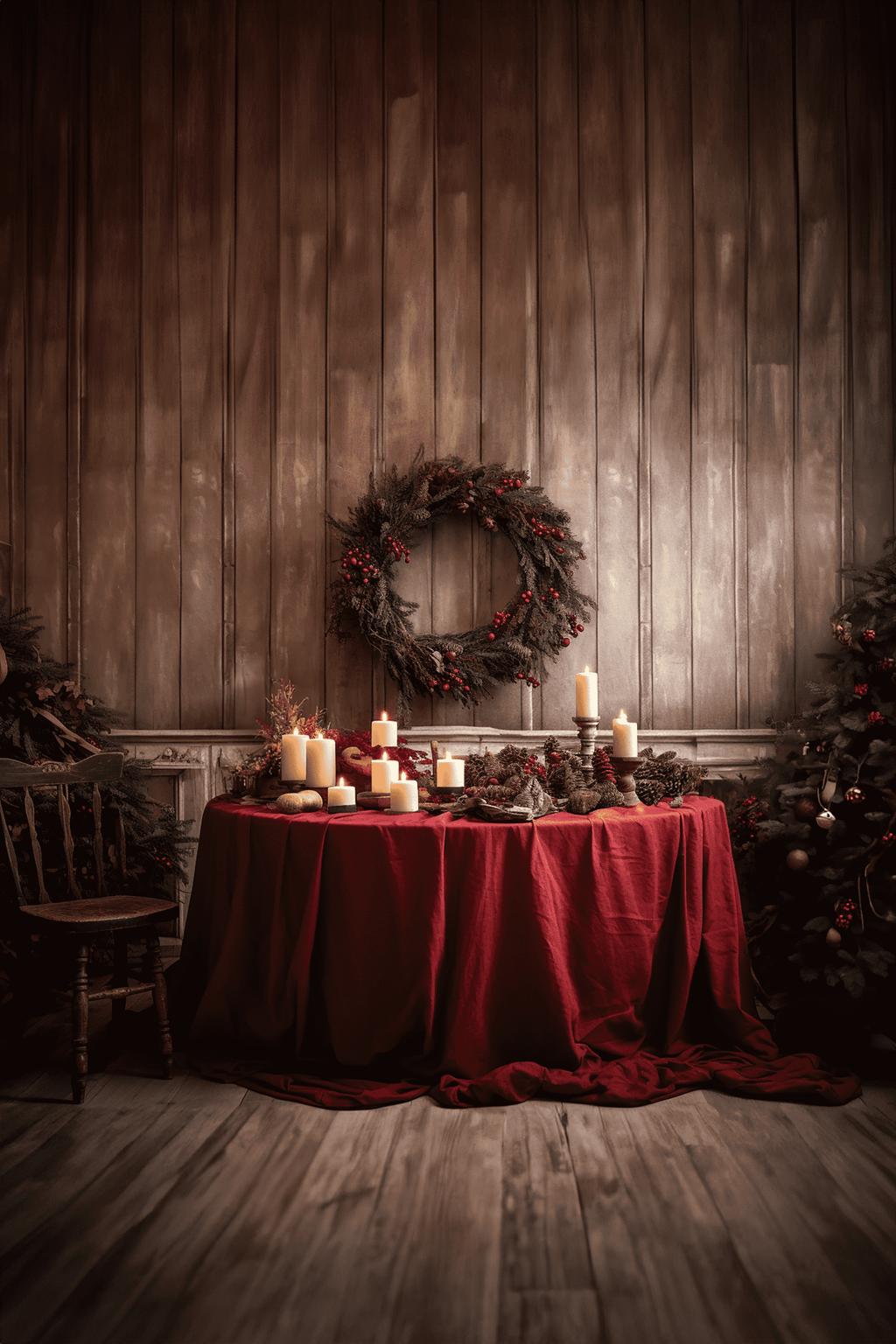 Nappe marron