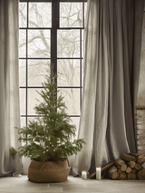 Undyed curtains