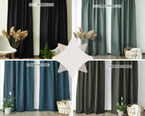 Linen curtains regular and blackout