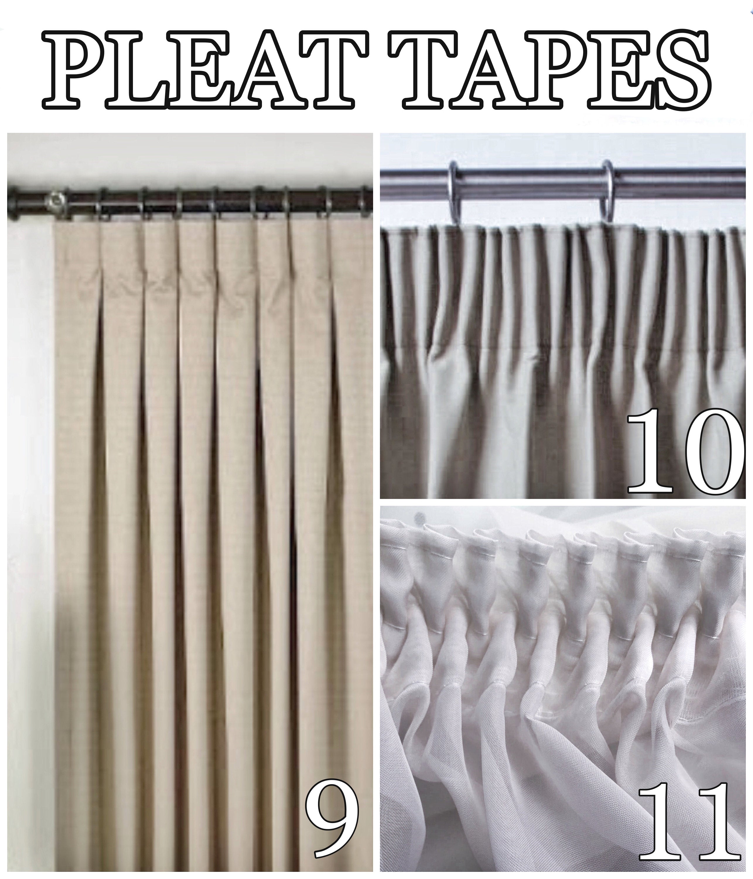 READY TO SHIP Undyed regular linen curtains 2 panels Unlined Cotton Blackout lining Medium weight linen