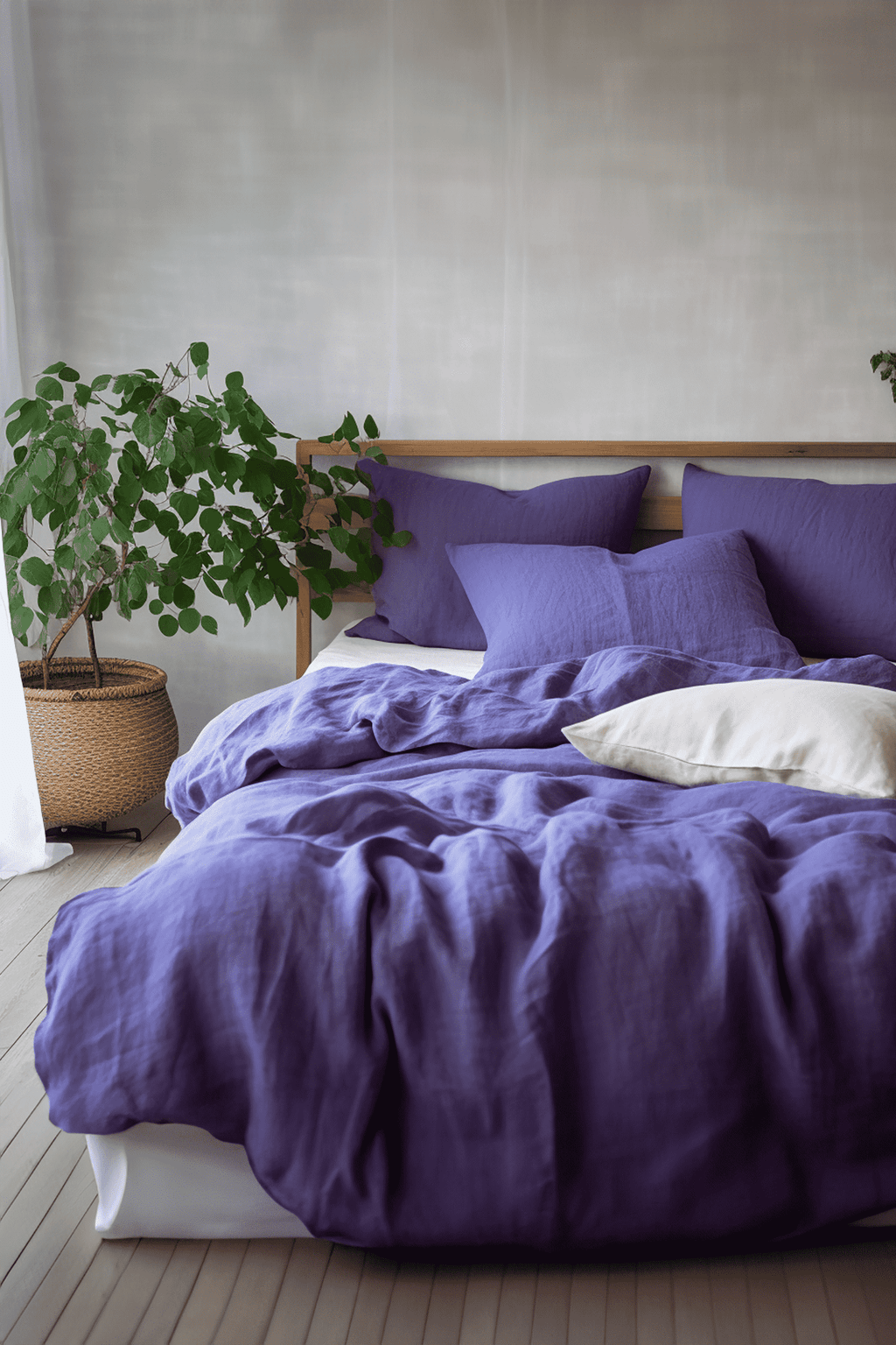 Violet duvet cover