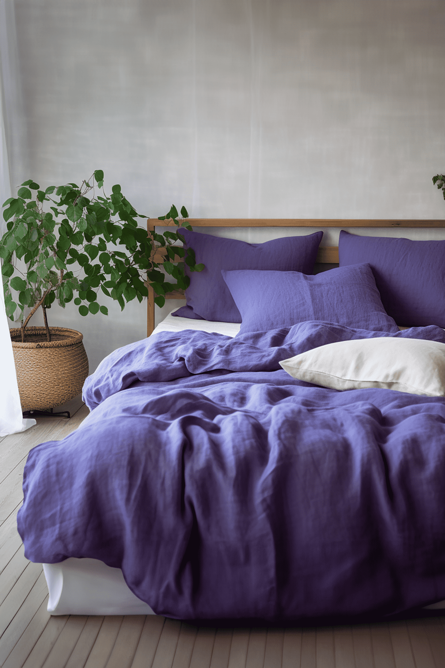 Violet duvet cover