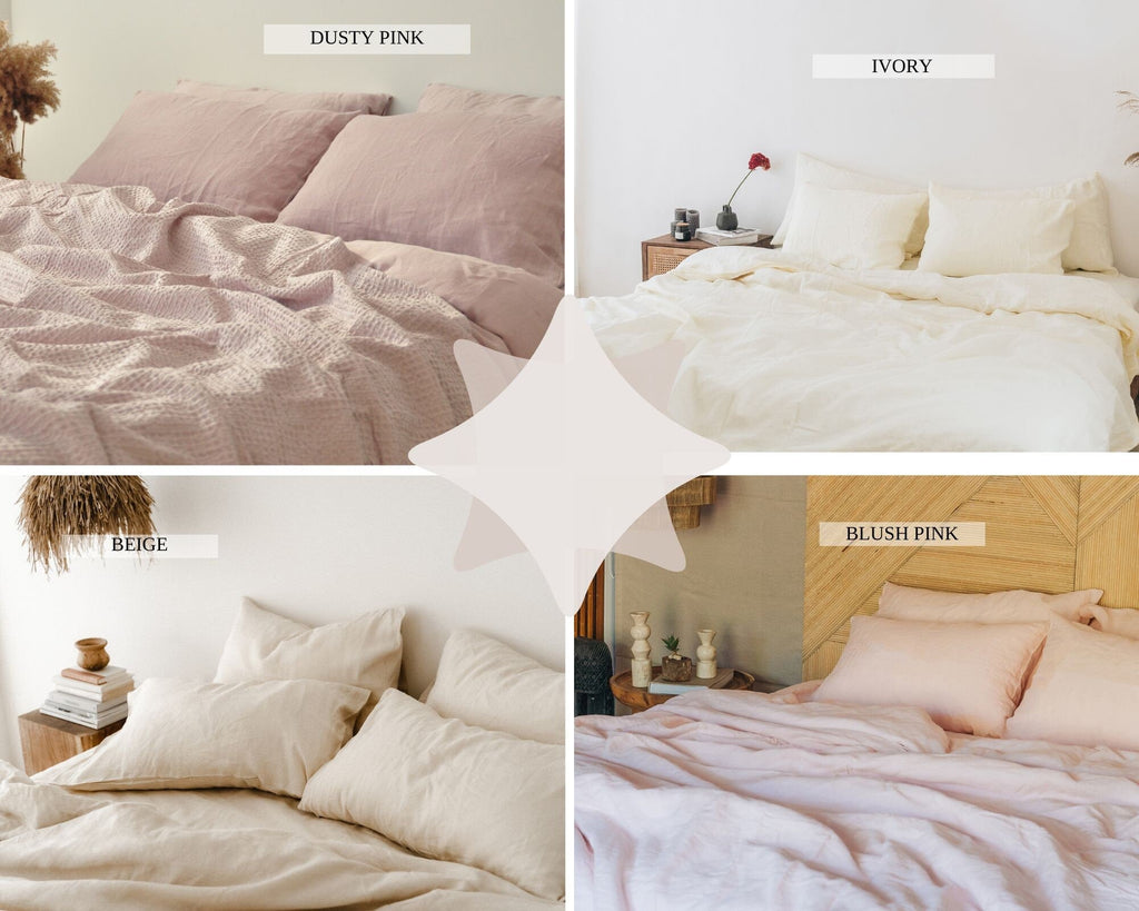 Linen bedding set