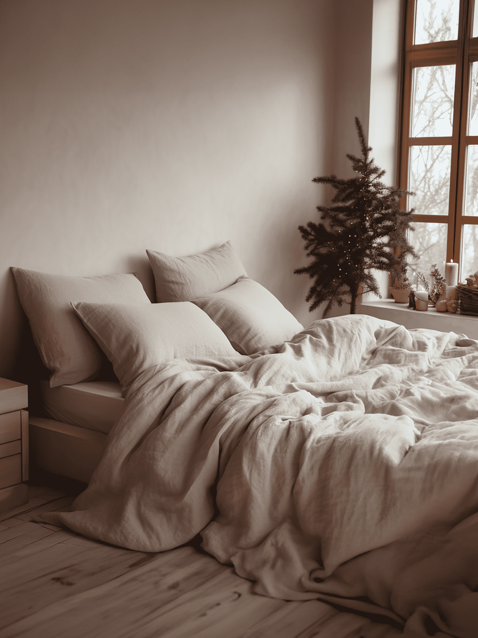 Christmas Undyed duvet cover