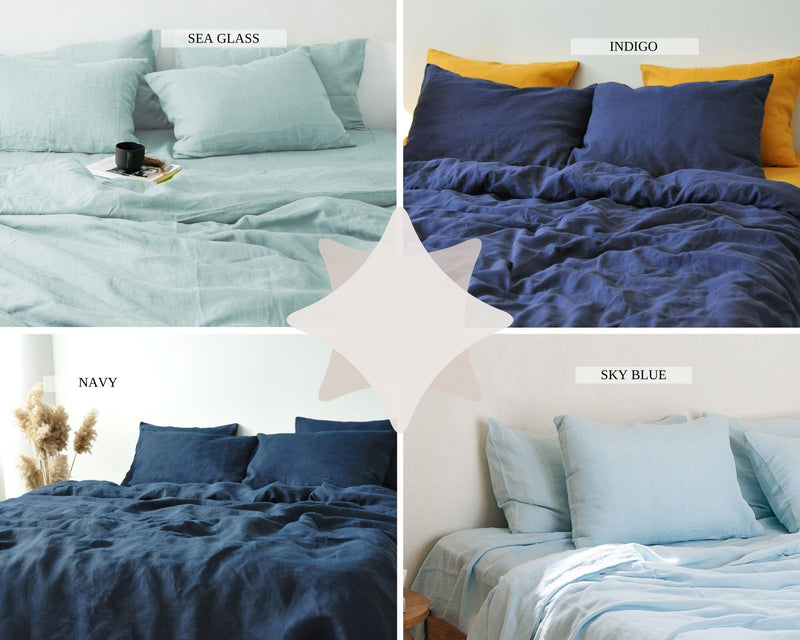 Linen bedding set