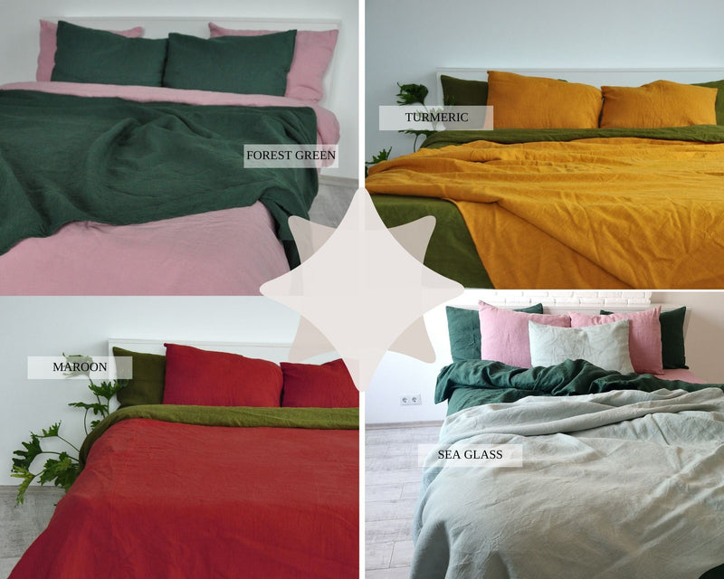 Linen coverlet with or without filling