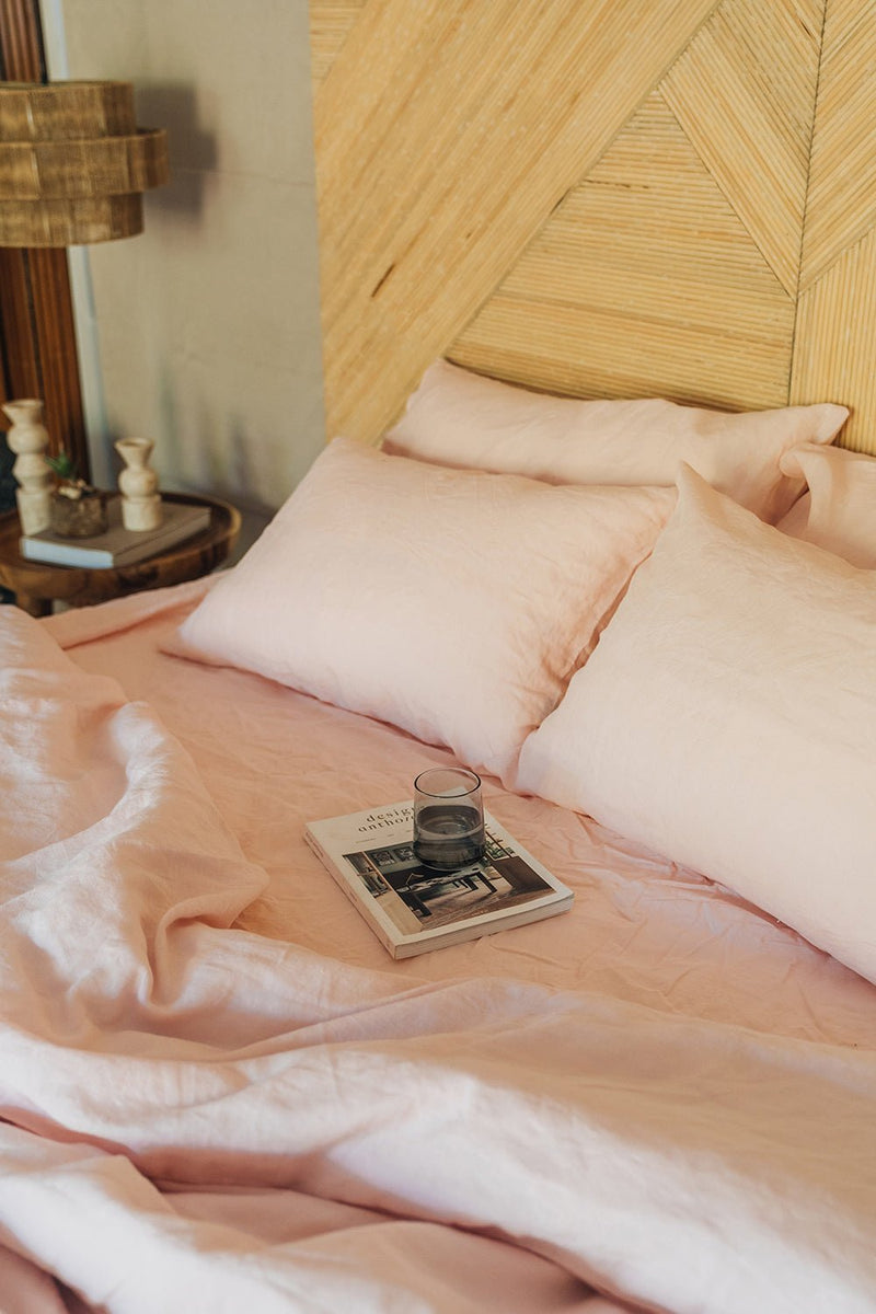 "Blush pink duvet cover - True Things"