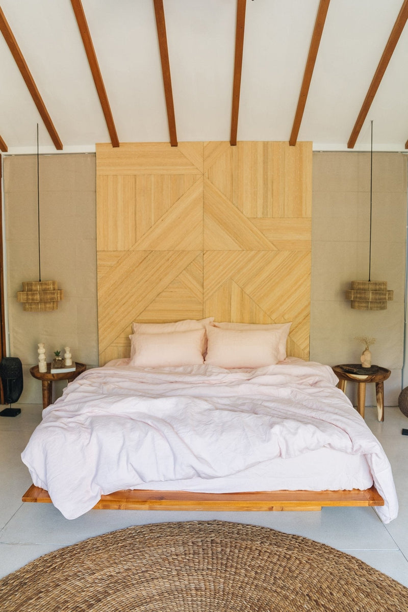 "Blush pink duvet cover - True Things"